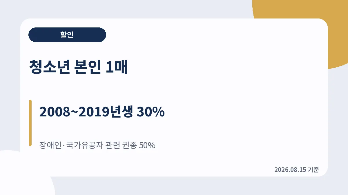 조수미 40주년 공연 할인 대상과 증빙 조건