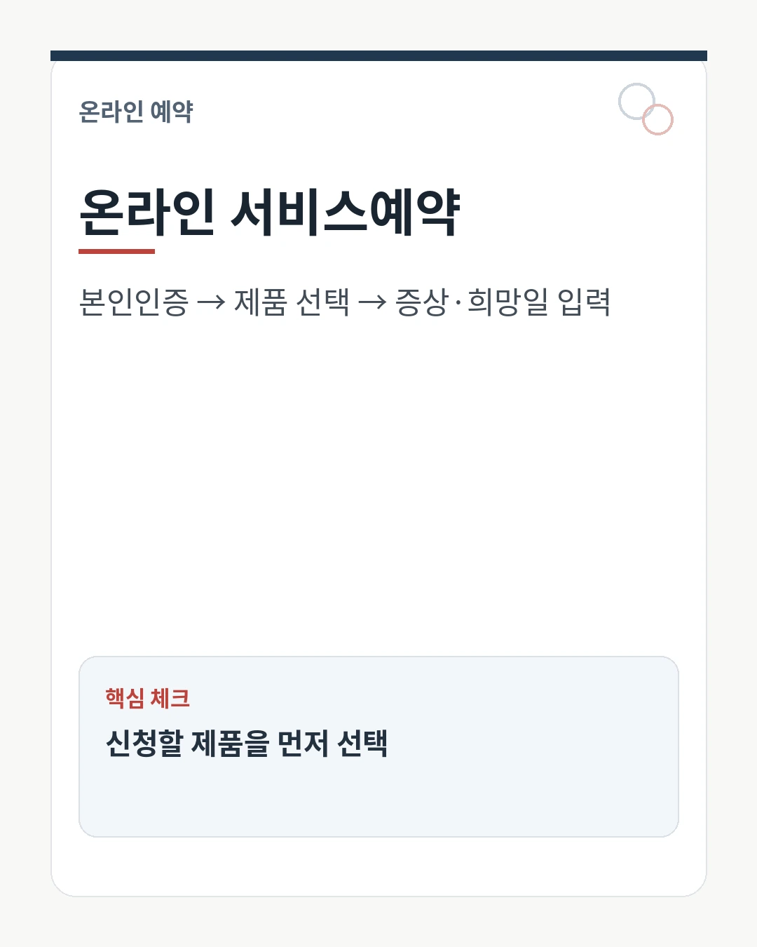 온라인 신청 순서