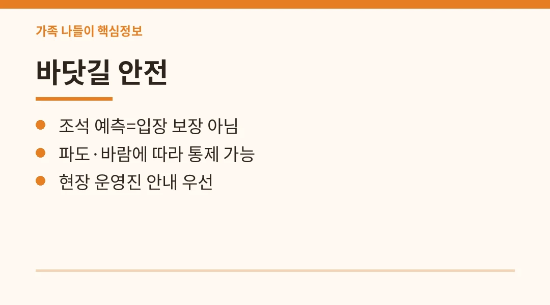 무창포 신비의바닷길축제 핵심정보