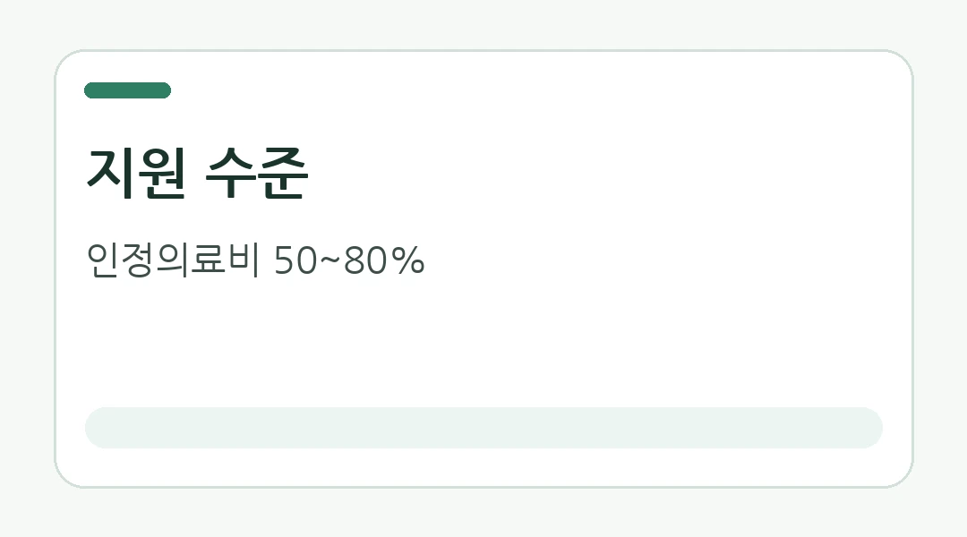 재난적의료비 지원비율과 한도