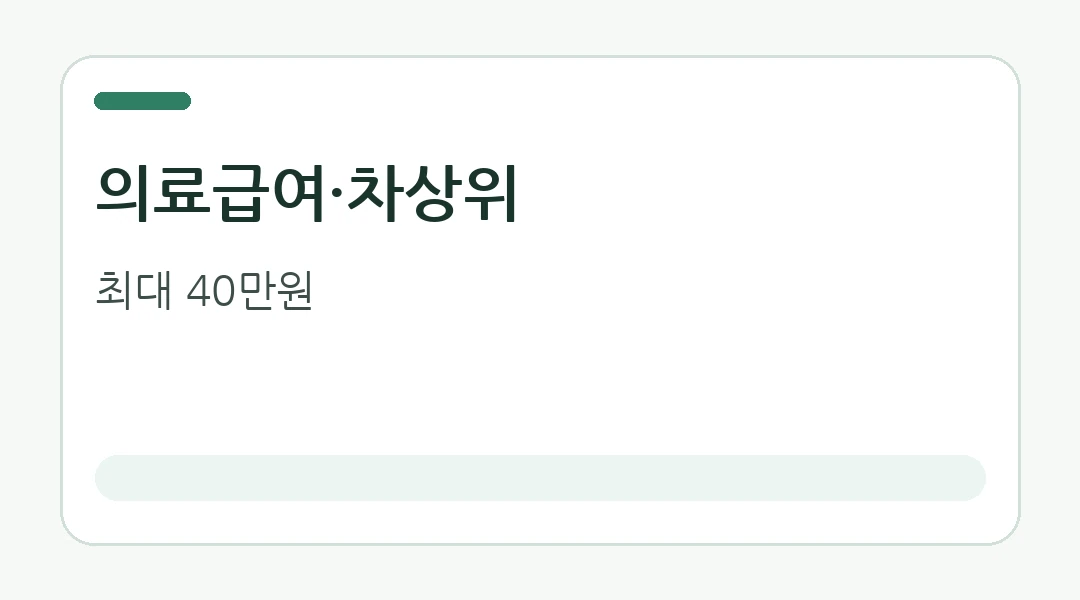 발달 정밀검사비 지원한도