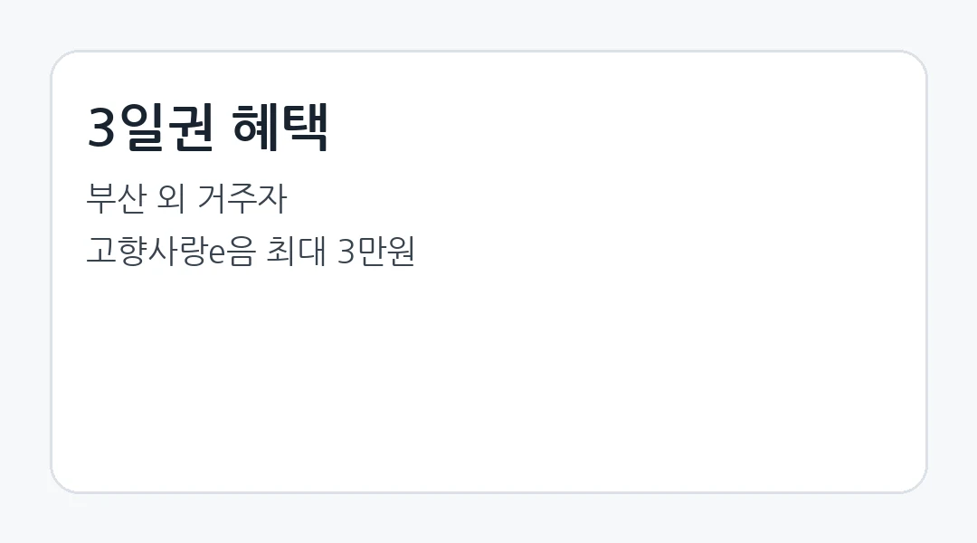 3일권 추가 혜택